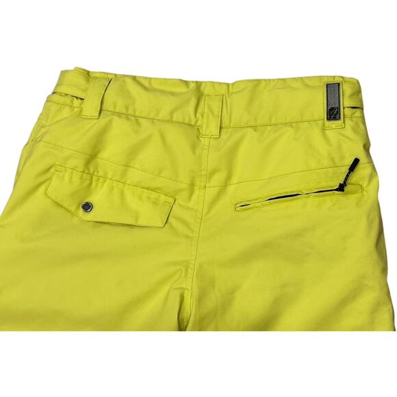 Orage Snow Pants Women’s Waterproof Snowboard Insulated Belted Ski Yellow Sz L - Picture 7 of 16